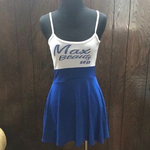 Max Beauty Women White/Blue Dress OS